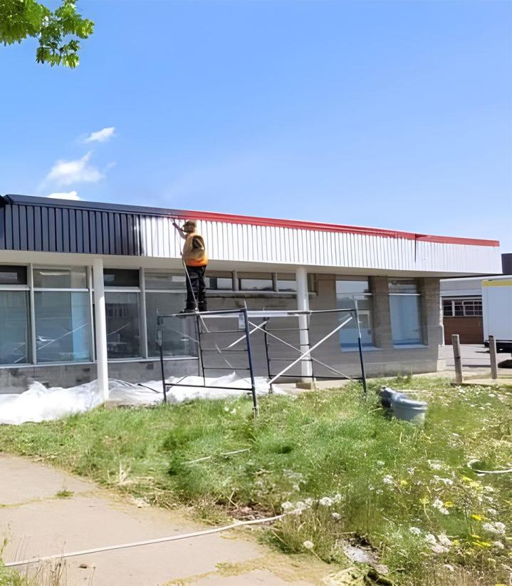 Metal Roof Painting Alberta
